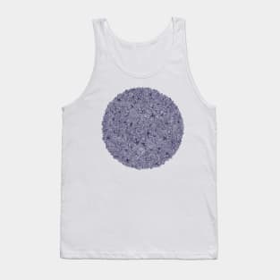 Held Together - a pattern of navy blue doodles Tank Top